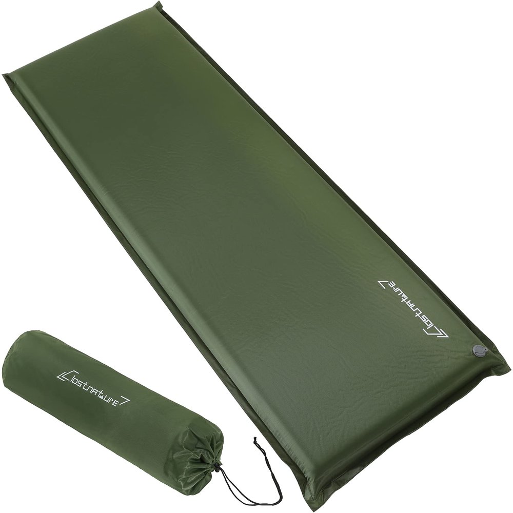 Clostnature Self Inflating Sleeping Pad for Camping - 1.5/2/3 inch Camping Pad, Lightweight Inflatable Sleeping Mat for Backpacking, Compact Ultralight Foam Air Mattress for Tent, Hammock