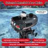 HANGKAI Outboard Motor Boat Engine,2 Stroke 3.5HP Heavy Duty Outboard Motor Boat Engine w/Water Cooling CDI System for Rubber Boats,Inflatable Boats,Sailboats 10km/h view 3