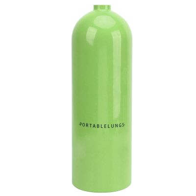 Haofy Portable, High Pressure Gas Storage Adjustable Shoulder Strap Three Layer Filtration Diving Kit 4L Large Capacity for Breath Training (Green)
