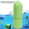 Haofy Portable, High Pressure Gas Storage Adjustable Shoulder Strap Three Layer Filtration Diving Kit 4L Large Capacity for Breath Training (Green) view 2
