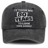 80th Birthday Decorations for Women Men, Funny Embroidered 1946 Birthday Gifts Hat, Adjustable 80 Years Old Party Supplies Baseball Cap, Anniversary Retirement Gift for Dad Mom Grandpa Grandma Friend view 1
