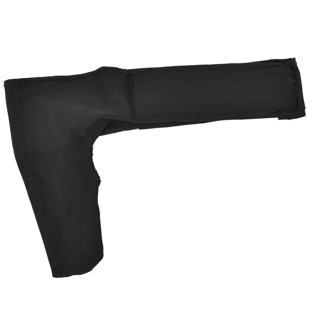 UPQRSG Bowling Thumb Saver, Polyurethane Fibre Strong Robust Thumb Saver, Reversible Soft Breathable Lightweight Bowling Gloves Right Hand Wrist Support, for Bowling[Black]
