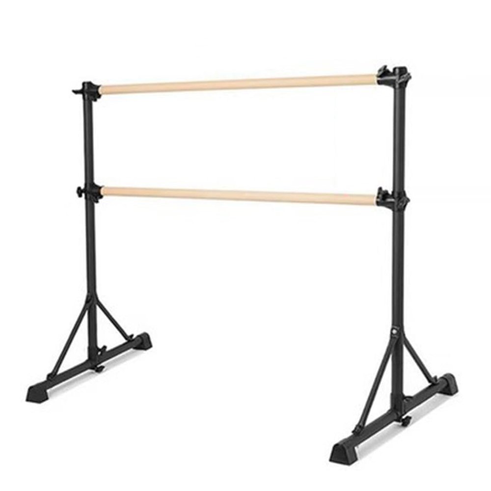 Ballet Barre Double Layer Ballet Barre for Children and Adults, Portable Leg Pressure Training Rod, Adjustable Height and Easy Installation (Size : 1.5M/4.92FT)
