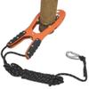 Antidious Kayak Brush Gripper, Kayak Anchor Grip with 16.4ft Paracord and Snap Hook to Anchor Float, Canoe, Boat for Fishing Boating Camping (1PACK, Orange) view 1