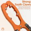 Antidious Kayak Brush Gripper, Kayak Anchor Grip with 16.4ft Paracord and Snap Hook to Anchor Float, Canoe, Boat for Fishing Boating Camping (1PACK, Orange) view 3
