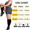 LOUSGUTA Open Toe Plus Size Compression Socks for Women & Men 15-20 mmhg Toeless Wide Calf Compression Support Knee Socks view 3
