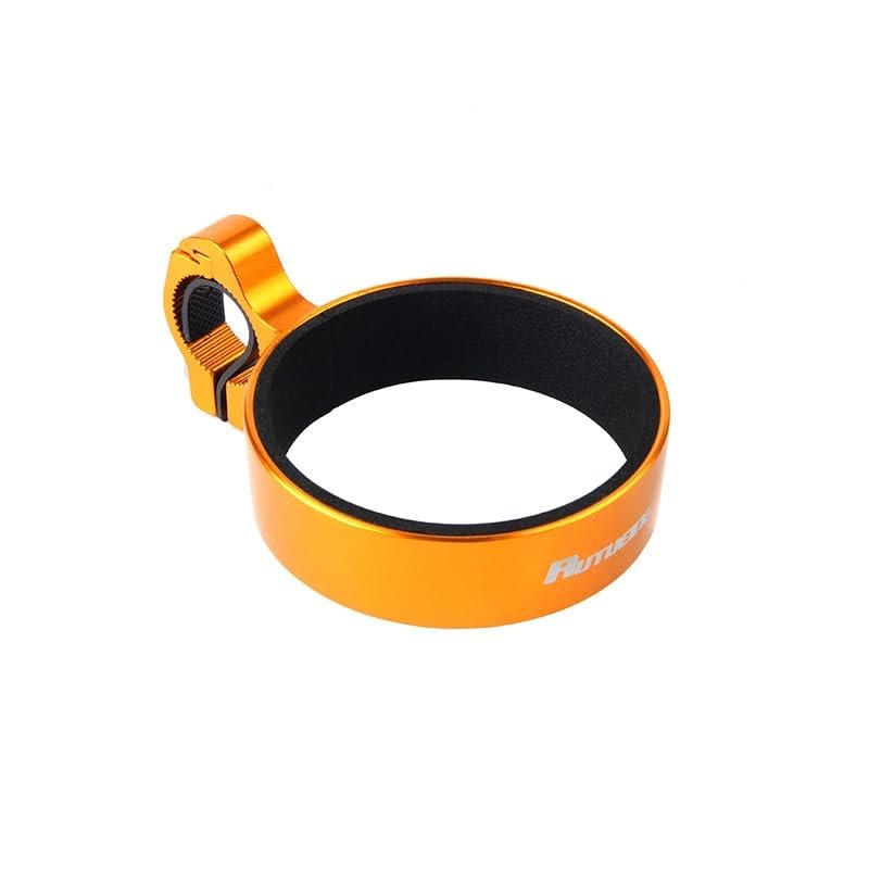 Bicycle Cup Aluminum Alloy Bottle Cage Beer Bracket Adjustable Bicycle Water Bottles Holder Cruiser Cup Holder (Yellow)