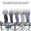 UPGENT Folding Camping Cot for Adults Portable Outdoor Bed Heavy Duty Sleeping Cots for Camp with Convenient Storage Bag, Double Layer Oxford, 330 LBS(Max Load) (Size : 67x190CM) view 3