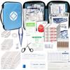 Home Car First Aid Kit Refill Supplies for Business 300Pcs Emergency Kits Urgent Essential for Workpalce Outing Skating Waterproof First Aid Blue Bag for Backpacking 1st Aid view 1