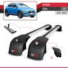 acpar Compatible with Hyundai Kona (OS) 2017-2022 ACE-2 Car Roof Rack Cross Bar Grey Aluminium 2 Bars view 3