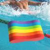 Pull Buoy Float Swim Trainer Buoyancy Floating Legs and Hips Support Pool Training Aid for Kids Junior Water Exercise Pool Gear (Rainbow) view 4