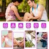 Small-Campact First-Aid Kit-Refill Supplies-Basic Emergency-Essentials - 300PCS Home Essentials Emergency Accident Kits for Businesses Workplace Outside Travel Purple 1st Aid view 3