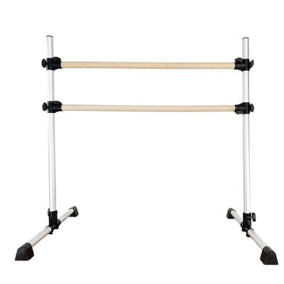 Ballet Barre Portable Aluminum Alloy Double Layer Ballet Barre, Adult and Children's Leg Pressure Training Pole Can Be Adjusted in Height at Will