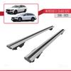 acpar Compatible with Mercedes E Class 5 (S213) 2016-2023 Hook Model Car Roof Rack Cross Bar Black Aluminium 2 Bars view 4