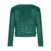 T-37 Lime Green Teen Girls Jackets V-Neck Blazer Hood Coat for Women Long Sleeve Work Office Formal Date Night Evening Gowns Sequin Sparkly Hooded Jackets 2025 CM XXL view 4
