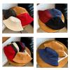 Xixiuly Unisex Corduroy Bucket Hat for Men and Women Lightweight Travel Fishing Cap Outdoor Beach Travel Hats Headwear Blue view 4