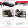 acpar Compatible with Mercedes C Class 4 (S205) 2015-2021 ACE-2 Car Roof Rack Cross Bar Grey Aluminium 2 Bars view 4