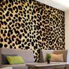 ZYMECH Colorful Wall Contact Paper Leopard Print Texture Papel Tapiz Playroom Easy to Cut (W) 118" X(H) 110"