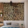 ZYMECH Colorful Wall Contact Paper Leopard Print Texture Papel Tapiz Playroom Easy to Cut (W) 118" X(H) 110" view 2
