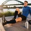 Open Toe Compression Socks 15-20 mmHg for Women and Men Knee High Toeless Circulation Compression Stockings view 3