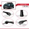 acpar Compatible with Peugeot 2008 (A94) 2013-2019 ACE-1 Car Roof Rack Cross Bar Black Aluminium 2 Bars view 4