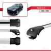 acpar Compatible with Mazda CX-5 I (KE) 2012-2016 ACE-1 Car Roof Rack Cross Bar Grey Aluminium 2 Bars view 3