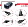 acpar Compatible with Mazda CX-5 I (KE) 2012-2016 ACE-1 Car Roof Rack Cross Bar Grey Aluminium 2 Bars view 4