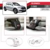 acpar Compatible with Volkswagen T-Cross (C11) 2019-2025 ACE-2 Car Roof Rack Cross Bar Grey Aluminium 2 Bars view 4