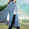 Kuluzego U-U67 Light Royal Blue Teen Girls Jackets Jacket Hoodies Cloak Shawl Wraps Windbreaker Coat for Women Cardigan Front Winter Fall Jackets 2025 Clothing Country Concert Y2K HH XL view 3