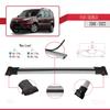 acpar Compatible with Fiat Doblo 2010-2022 Car Roof Rack Cross Bar Fly Model Grey view 4