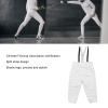 CHICIRIS Fencing Training Equipment 350N Elastic Certified Fencing Pants for Sports (Size 40 view 2