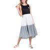 G-III Sports Women's Black/Gray Pittsburgh Steelers 12th Inning Colorblock Dress view 1