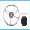 UNKOMN Boat Rudder 13-1/2'' 342mm Steering Wheel Stainless Steel 316 Marine Grade 3 Spokes 15 Degree Marine Boat Yacht Accessories Steering Wheels view 3