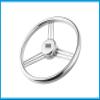 UNKOMN Boat Rudder 13-1/2'' 342mm Steering Wheel Stainless Steel 316 Marine Grade 3 Spokes 15 Degree Marine Boat Yacht Accessories Steering Wheels view 4