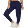 Kcutteyg Womens Joggers with Pockets High Waisted - Soft Lightweight Athletic Workout Pants for Running Gym Fitness Yoga and Casual (Navy Blue9, Small) view 4