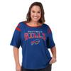 G-III Sports Women's Royal Buffalo Bills Plus Size Linebacker T-Shirt view 1