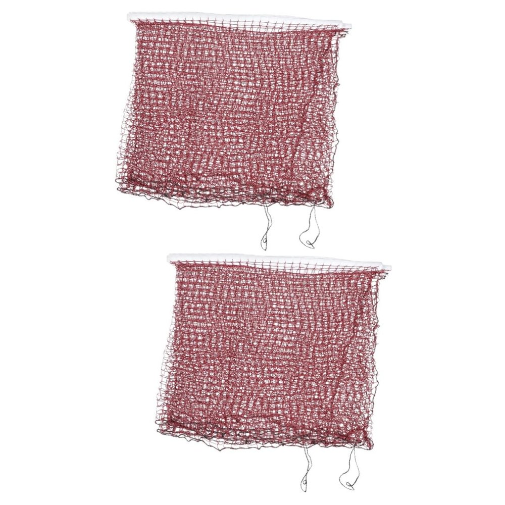 BESPORTBLE 2pcs Compact Badminton Net Volleyball Net for Boys and Girls Outdoor Indoor Sports Portable Replacement for Badminton Volleyball