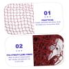 BESPORTBLE 2pcs Compact Badminton Net Volleyball Net for Boys and Girls Outdoor Indoor Sports Portable Replacement for Badminton Volleyball view 3