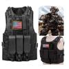 GALAXYLENSE Sport Hunting Tactical Vest Airsoft Paintball Protection Light Weight Heavy Duty Breathable 600 D Polyesters (Black Vest) view 2
