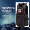 GALAXYLENSE Sport Hunting Tactical Vest Airsoft Paintball Protection Light Weight Heavy Duty Breathable 600 D Polyesters (Black Vest) view 3