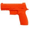 American Safety Props - Non-Functional Solid Polymer Holster Molding Gun Prop - (Natural) - Blaze Orange - U.S.A. Made - Compatible with Sig Sauer P320 M18 view 1