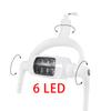 VIBURISH Ceiling-Mounted Dental 6 LED Oral Light Lamp 22mm Head of Light JH-06 with Handle Sensor Control Brightness Adjustment view 2