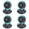 HeyZomm Inline Skate Wheels Outdoor & Indoor Inline Skate Replacement Wheels 85a Roller Hockey Wheels w/Bearings ABEC-9 & Floating Spacers, 64mm 70mm 72mm 76mm 80mm 84mm 90mm Dia, 8-Pack (72mm, Blue) view 3