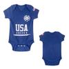 Cnins Newborn Football Jersey USA Soccer Onesie Unisex American Soccer Outfit for Baby Boys & Girls (CN-USNY,0-3M) view 1