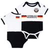 Cnins Infant Soccer Outfit Germany Baby Football Jersey Clothes for Boys German Soccer Onesie for Newborn Girls (CN-GE,3-6M) view 1