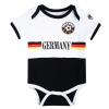 Cnins Infant Soccer Outfit Germany Baby Football Jersey Clothes for Boys German Soccer Onesie for Newborn Girls (CN-GE,3-6M) view 2