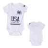 Cnins Girls Toddler Soccer Shirts 18-24 Months Soccer USA Onesie Bodysuit for Baby Boys Football Fans (CN-USWT,18-24M) view 1