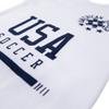 Cnins Girls Toddler Soccer Shirts 18-24 Months Soccer USA Onesie Bodysuit for Baby Boys Football Fans (CN-USWT,18-24M) view 4