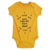Cnins New Dad Gift Sweet Baby Outfit With Funny Sayings You Can Do This Dad Bodysuit Cute Daddys Baby Outfit (CY-Orange,12-18M) view 1