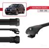 acpar Compatible with Volkswagen Touareg (7L) 2002-2010 ACE-1 Car Roof Rack Cross Bar Black Aluminium 2 Bars view 3